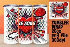 HIGH-QUALITY 20oz Tumbler PNG , 3D Heart Product Image 1