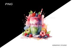 Milkshake Clipart, Food Clipart Product Image 1