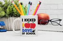 I Kicked 100 Days Of SVG, School SVG Design Product Image 3
