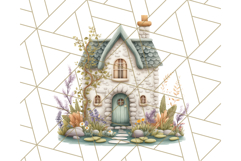 Whimsical Cottagecore Cottage PNG Clipart, Fairy House Png Product Image 5