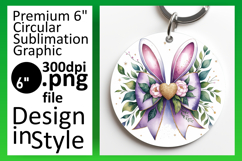 Creative Circle PNG for Car Coasters , Easter Bunny Product Image 1