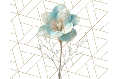 Whimsy Winter Florals Clipart PNG, Christmas Png Clipart Product Image 5