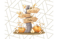 Woodland Apple Orchard Festival PNG Fall Clipart Product Image 5