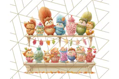 Tiny Carnival Friends Clipart PNG, Animal Fair Festival Product Image 5