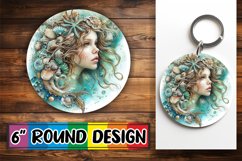 Enchanting Mermaid Circle Art Product Image 1