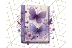 Cottagecore Butterfly and Book PNG Clipart Reading Elements Product Image 5