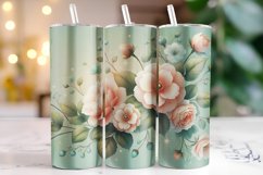 Flowers Tumbler Wrap | Sublimation Product Image 1