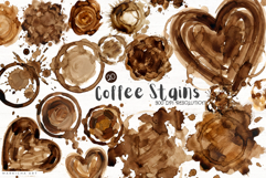 Coffee Stains Clipart Product Image 1