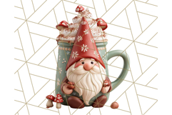 Christmas Coffee Mugs Clipart PNG Festive Cups Product Image 5