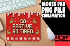 Bright Desk Pad Sublimation Design, Holiday Product Image 1