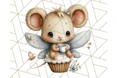Forest Fairy Garden Creatures PNG, Whimsical Woodland Art Product Image 5