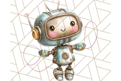 Robot Clipart, Soft Realistic Full Body Robot PNG Images Product Image 5