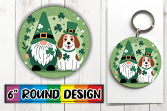 Cheerful Round Design Sublimation, St Patricks Product Image 1