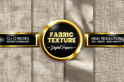 Fabric Texture Digital Papers - 04 variations Product Image 1