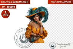 Autumn Witchcraft Clipart - Amber Spells witch PNG Product Image 1