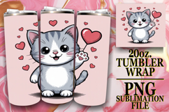 Cute Animal and Flower Tumbler Wrap Spring 20oz Product Image 1
