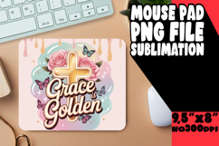 Bright MOUSE PAD Inspirational Design, Christian Product Image 1