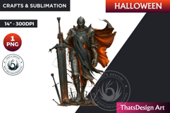 Spooky Halloween Character Clipart, Halloween clipart PNG Product Image 1