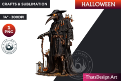 Spooky Halloween Character Clipart, Halloween clipart PNG Product Image 1
