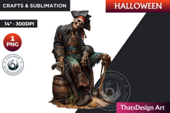 Spooky Halloween Character Clipart, Halloween clipart PNG Product Image 1