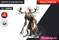 Spooky Halloween Character Clipart, Halloween clipart PNG Product Image 1