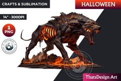 Spooky Halloween Character Clipart, Halloween clipart PNG Product Image 1