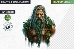 Slavic Spirit clipart, Eastern European mythology, baba yaga Product Image 1