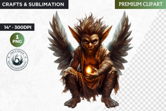 Slavic Spirit clipart, Eastern European mythology, baba yaga Product Image 1