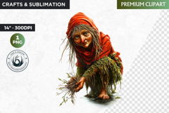 Slavic Spirit and demon clipart, Eastern European mythology Product Image 1