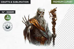 Slavic Spirit and demon clipart, Eastern European mythology Product Image 1