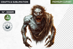 Slavic Spirit and demon clipart, Eastern European mythology Product Image 1