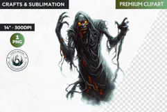 Slavic Spirit and demon clipart, Eastern European mythology Product Image 1