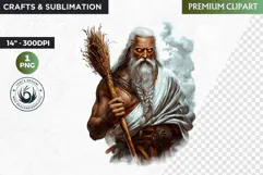 Slavic Spirit and demon clipart, Eastern European mythology Product Image 1