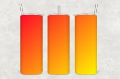 Orange Tint Tumbler Wrap Sublimation Product Image 1