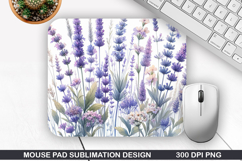 Flowers Mouse Pad Sublimation, Spring Mouse Pad PNG Design Product Image 1