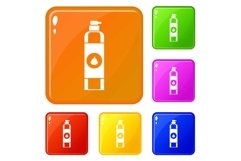 Air freshener icons set vector color Product Image 1