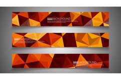 Set banner background for your design. vector graphic design Product Image 1