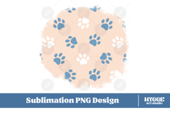 American 4th of July Cat Dog Paw Background Png DTF Bundle Product Image 8