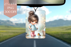 Cute Air Freshener Sublimation PNG | Air Freshie Art Product Image 1
