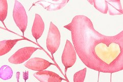 Love clipart, heart clipart, watercolor heart clipart Product Image 4