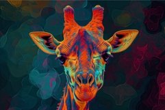 Dainty Giraffe head. Generate Ai Product Image 1