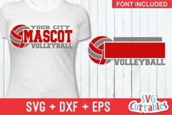 Volleyball SVG | Volleyball Template 0031 | Shirt Design Product Image 1