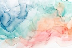 Pastel Color Abstract Watercolor Background Wallpaper Product Image 1