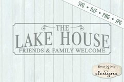 The Lake House SVG DXF File Product Image 2