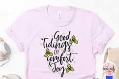 Good Tidings of comfort & Joy - Christmas SVG EPS DXF PNG Product Image 3