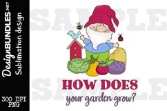 How Does Your Garden Grow Sublimation Design Product Image 1
