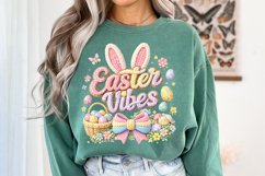 Easter Vibes png, Knit Easter png Product Image 6