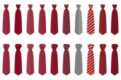 big set ties different types, neckties various size Product Image 1