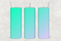 Aqua Mint Tumbler Wrap Sublimation Product Image 1