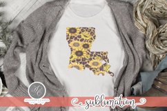 50 States Sunflowers and Leapard Print| Sublimation File Product Image 3